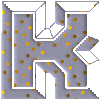GIF animado (34547) Letra k glitter universitaria