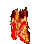 GIF animado (37495) Letra k llama roja