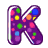 GIF animado (40477) Letra k lunares