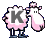 GIF animado (31447) Letra k oveja lana