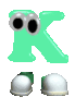 GIF animado (39953) Letra k pies