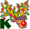 GIF animado (41567) Letra k reno