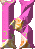GIF animado (44999) Letra k rosa