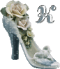 GIF animado (34574) Letra k zapato glitter tacon