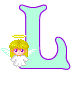 GIF animado (39005) Letra l angelito