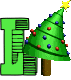 GIF animado (40672) Letra l arbol navidad