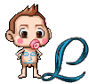 GIF animado (43048) Letra l bebe