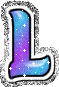 Imagen GIF de Letra l colores frios animado