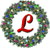 GIF animado (41075) Letra l corona navidad