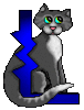 GIF animado (30053) Letra l gato