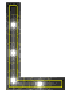 GIF animado (33891) Letra l glitter luces