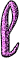 GIF animado (33157) Letra l glitter purpura