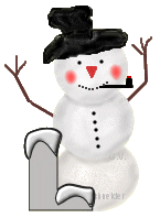 GIF animado (41218) Letra l hombre nieve