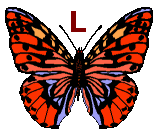 GIF animado (30490) Letra l mariposa