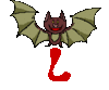 GIF animado (30892) Letra l murcielago