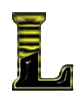 GIF animado (42100) Letra l negra amarilla