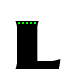 GIF animado (42140) Letra l negra puntitos