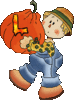 GIF animado (38338) Letra l nino calabaza