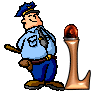 GIF animado (43777) Letra l policia