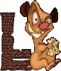 GIF animado (31866) Letra l raton