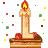 GIF animado (36719) Letra l tarta