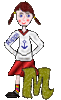 GIF animado (42803) Letra m adolescente