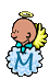GIF animado (39032) Letra m angelito nube