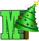 GIF animado (40673) Letra m arbol navidad