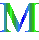 GIF animado (34716) Letra m azul verde