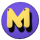 GIF animado (32362) Letra m boton amarillo