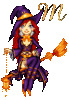 GIF animado (37924) Letra m bruja