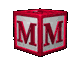 GIF animado (38954) Letra m cubo letras