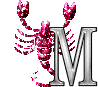 GIF animado (38652) Letra m escorpio