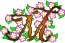GIF animado (36899) Letra m florecillas
