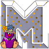 GIF animado (36125) Letra m muneco