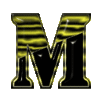 GIF animado (42101) Letra m negra amarilla