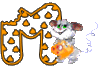 GIF animado (32047) Letra m ratoncito