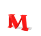 GIF animado (43988) Letra m rojo