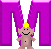 GIF animado (40076) Letra m trol
