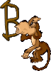 GIF animado (30699) Letra mayuscula b mono