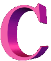 GIF animado (45068) Letra mayuscula c d rosa