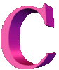 GIF animado (45068) Letra mayuscula c d rosa