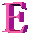 GIF animado (45070) Letra mayuscula e d rosa