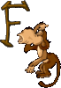 GIF animado (30703) Letra mayuscula f mono
