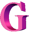 GIF animado (45072) Letra mayuscula g d rosa