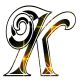 GIF animado (41678) Letra mayuscula k negra
