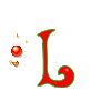 GIF animado (44252) Letra mayuscula l roja fantasia