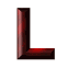 GIF animado (44076) Letra mayuscula l roja verde