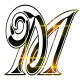 GIF animado (34198) Letra mayuscula m glitter negra