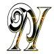 GIF animado (34199) Letra mayuscula n glitter negra